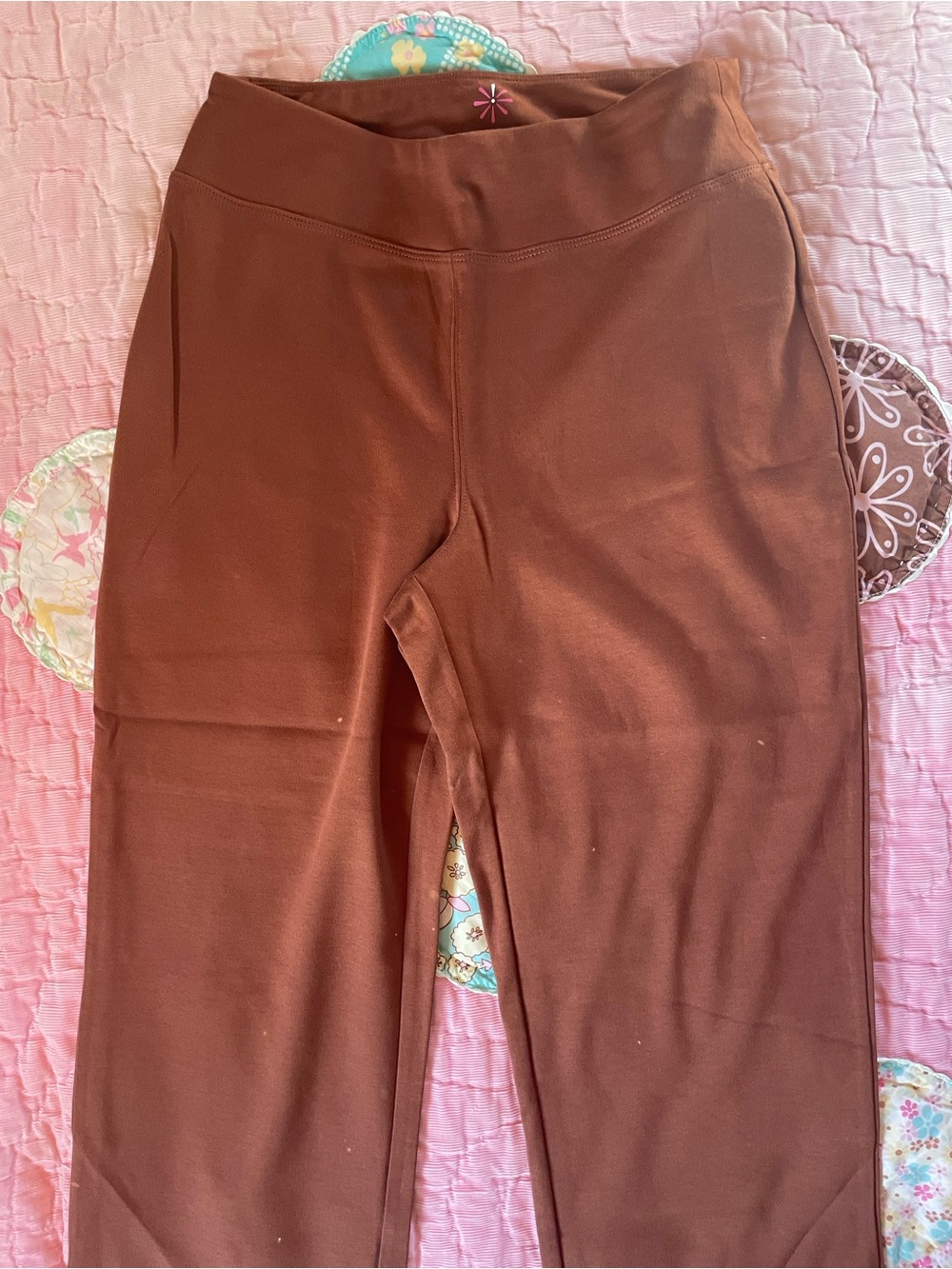 Isaac Mizrahi Chocolate Brown Stretch Leggings NIP